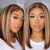 Brazilian Bone Straight Human Hair Wigs - Soft, Flexible, and Durable (8inches - 13x4 Lace Frontal, 2) view 3