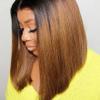 Brazilian Bone Straight Human Hair Wigs - Soft, Flexible, and Durable (8inches - 13x4 Lace Frontal, 2) view 4