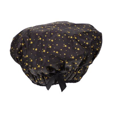Beatifufu Double Shower Cap for Women Reusable Sleep Hat Hair Wrap Protects Hair While Cleaning Washing Face Doing Housework for Spa Salon and Home Use