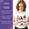 CIBU Volumizing Mousse | Travel Size Fine Hair Thickening Mousse | Strong Hold | Ultra Lightweight | Shine | Nutrient-Rich Aloevera, Rice Protein, Sunflower Seed Extract | 9oz view 4