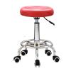 Heavy Duty Rolling Stool with Wheels Large Seat Capacity Height Adjustable for Medical Massage Salon Tattoo Lab Office Home (Red) view 1