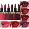 6 Pcs Nude Pink Dark Red Purple Wine Red Plum Matte Lipstick Set for Women Long Lasting Waterproof Moisturizing Lipsticks for Older Women 24 Hours Lip Stick Lip Stain Makeup Gift Kit,Lip Makeup Vegan view 1