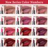 6 Pcs Nude Pink Dark Red Purple Wine Red Plum Matte Lipstick Set for Women Long Lasting Waterproof Moisturizing Lipsticks for Older Women 24 Hours Lip Stick Lip Stain Makeup Gift Kit,Lip Makeup Vegan view 2