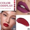 6 Pcs Nude Pink Dark Red Purple Wine Red Plum Matte Lipstick Set for Women Long Lasting Waterproof Moisturizing Lipsticks for Older Women 24 Hours Lip Stick Lip Stain Makeup Gift Kit,Lip Makeup Vegan view 3