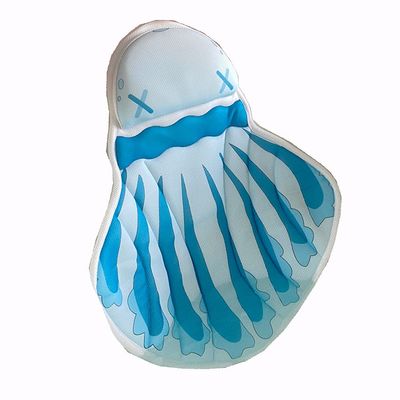Bathtub Or Spa Bath Pillow Ergonomic Comfortable Pillow Can Be Washed and Quickly Dried Firmly Fixed with Suction Cup Blue
