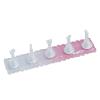 cdar Magnetic Nail Display Stand Fingernail Rest 1 Set Holder with Gradient Color Base Professional Diy Manicure Reusable Art Practice Pink A view 1