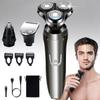 Electric Razor for Men, 2023 Mens Electric Shavers Rotary Replacement/Waterproof/Rechargeable, Electric Shaver for Men Cordless Floating Head Replaceable Blades, Portable Travel Razor Idea Men Gift view 1