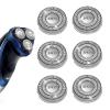 6 Pack SH30 Replacement Head Compatible with Philips Norelco Series 3000/2000/1000,New Upgraded SH30 Replacement Double Blades for norelco 1000 Replacement Heads view 1