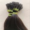 100% Unprocessed Virgin Curly Human Hair Keratin I-Tip V-Tip U-Tip Flat Tip 100g 100 Strands - Natural Black (12 Inches) view 2