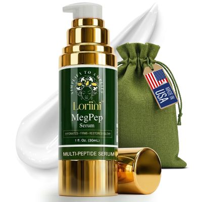 Loriini Multi Peptide Face Serum, Hydrating Collagen Boosting Serum