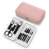 10 Pcs Manicure Set, Manicure Set Nail Clippers Kit, Professional Stainless Steel Nail Care Tools With Pink Leather Travel Case 10 In 1, Nail Care Tools For Travel Home view 1