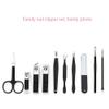 10 Pcs Manicure Set, Manicure Set Nail Clippers Kit, Professional Stainless Steel Nail Care Tools With Pink Leather Travel Case 10 In 1, Nail Care Tools For Travel Home view 4