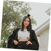 Homoyoyo 2pcs Graduation Headdress Adorable Hairbands Tassels for Party Decorations Comfortable Lightweight for Graduates of All Ages view 2