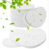 50-Count Compressed Facial Sponges for Estheticians- 100% Natural Cellulose Face Sponge Spa Sponges for Face Cleansing, Massage, Pore Exfoliating, Mask, Makeup Removal (Love-White) view 1