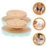 Angoily 2pcs Silicone Shower Brush Long Teeth Body Exfoliating Bath Massage Tool Comfortable Ergonomic Design Flexible Soft for All Skin Types Easy to Clean and Use view 3