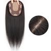 13x15 Inner Machine Made,Straight Clip in Hair for Thinning Hair Human Hair for Woman,50cm/20 inch One Piece Five Clips for Hair Loss Hair Toppers (Dark brown) view 3