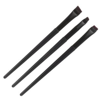 Beatifufu 3pcs Eyeliner Brush Precision Makeup Tools for Eyeliner and Eyebrow Application Includes and Angled Brushes for Detailed Eye Makeup