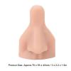 Airshi Silicone Nose Model, 3pcs Soft and Flexible Nose Display Mold for Practice (Medium Skin Color) view 2