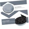 Beatifufu Essential Oil Storage Bag Essential Oils Holder Small Roller Bottles Bag Mini Containers Bottle Case Round Aluminum Alloy Perfume Travel view 2