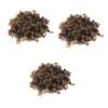Amosfun 3pcs Caterpillar Wig Fake Hair Bun Clip Hairball Head Accessory for Women Lady Girls view 1