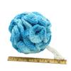 100% Cotton | Body Shower Pouf | Swimming Pool | Blue Ombre with white center view 2
