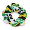 Palm Trees in Jamaica Colors Fashion Hair Ties Scrunchies Soft Elastic Hair Bands Rope Accessories for Girls Women, style view 1