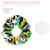 Palm Trees in Jamaica Colors Fashion Hair Ties Scrunchies Soft Elastic Hair Bands Rope Accessories for Girls Women, style view 4