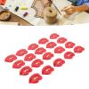 20pcs Lip Shaped Patches - Fashionable and Delicate DIY Self-Adhesive Sew On Patches for Ironing and Decorating Clothes view 3