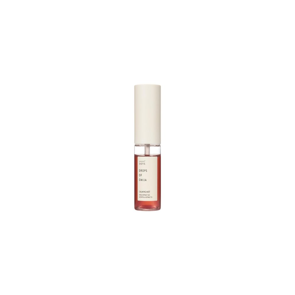 SIORIS Drops of OMIJA Calming Mist 1.01 Fl Oz features 34% organic Omija, calming and rejuvenating The skin