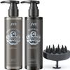 JVR Beard Wash and Beard Conditioner for Men, Beard Shampoo Cleanse and Reduces Frizz, Soften & Strengthens, Organic with Coconut, Aloe, Provides Shine for Dry & Coarse Beards, Beard Care (6.7oz) view 1