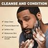 JVR Beard Wash and Beard Conditioner for Men, Beard Shampoo Cleanse and Reduces Frizz, Soften & Strengthens, Organic with Coconut, Aloe, Provides Shine for Dry & Coarse Beards, Beard Care (6.7oz) view 2