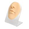 3D Silicone Nose Model for Piercing Practice and Display with Stand (Skin Color) view 1