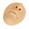 3D Silicone Nose Model for Piercing Practice and Display with Stand (Skin Color) view 3