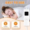 Massage Table Heating Pads Heated Massage Table Warmer 9 Heat Settings Professional SPA Bed Warmer (71" x 30"), Digital Heat Control Pad Electric Heating Pad, w/Overheat Protection White view 2