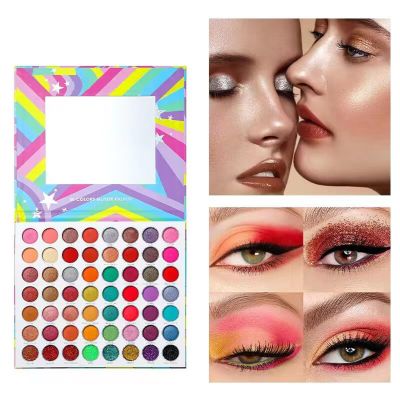 ABELYN Colorful Makeup Palette 56 Colors Bright Eyeshadow Palette Highly Pigmented Matte Shimmer Eye Shadow Pallet Cosmetics
