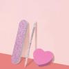 30pcs Small Pink Nail Files Nail Buffer Block Nail Sticks for Nail Art Professional Nail Files Buffers Nail Files Double Sided view 3