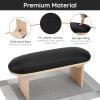 Segbeauty Paraffin Wax Bags for Hands & Feet, 100 Counts Plastic Paraffin Wax Liners & Leather Hand Rest for Nails Tech, Hand Rest Pillow with Nail Cushion, Professional Nail Arm Rest Nail Tech Table view 4