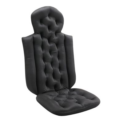  Bath Pillow Headrest Pillow Portable Comfortable Breathable Bathtub Cushion Mat SPA Pillow with Headrest for Bathing Soak SPA, Black