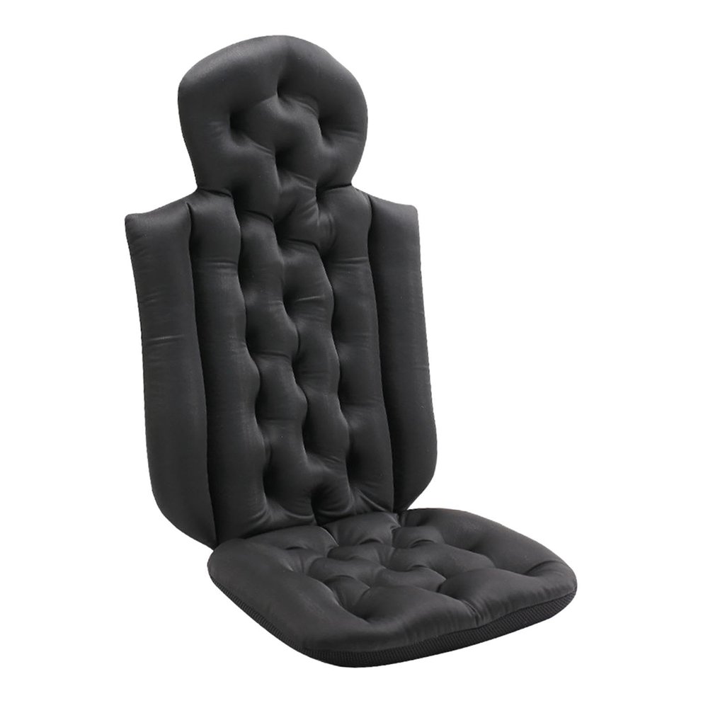  Bath Pillow Headrest Pillow Portable Comfortable Breathable Bathtub Cushion Mat SPA Pillow with Headrest for Bathing Soak SPA, Black