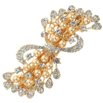 FRCOLOR Clip for Women Spring Hairpin for Thick Hair Lightweight and for Casual to Formal Styles Color
