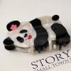 Panda Shape Claw Clips,Cute Panda Hair Clips,Bearcat Shape Hair Claw Clips,Animal Shape Hair Jaw Clips,Acetate Hair Clips for Girls,Big Claw Barrettes for Women (S2) view 4