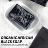 African Natural Black Soap w/Avocado & Argan Oil, Moisturizing Exfoliating Smoothing (2pks), 4 oz view 4