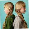 WOFASHPURET 5pcs Plush Bunny Barrettes Hair Accessories for Girls Cute Hairpins for Daily Wear for Parties and Costumes Adorable Plush Hair Clips for Women and Boys and Girls view 3