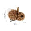 WOFASHPURET 5pcs Plush Bunny Barrettes Hair Accessories for Girls Cute Hairpins for Daily Wear for Parties and Costumes Adorable Plush Hair Clips for Women and Boys and Girls view 4