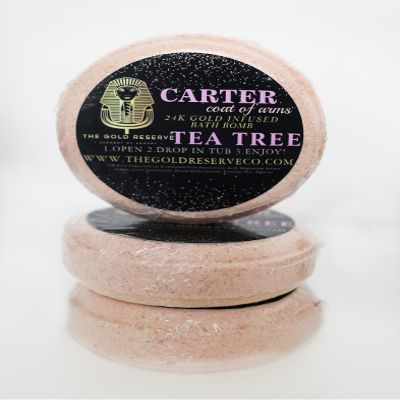 Luxury - 24 K Gold Bath Bombs (3 Pack Set) (Carter)