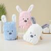Cute Cartoon Bunny Shower Cap Kids Coral Velvet Dry Hair Cap Thickened Quick-drying Absorbent Dry Hair Towel view 2