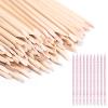KADS 110 Pcs Disposable Nail Cuticle Pusher Sticker Nail Care Sticks, Cuticle Manicure and Pedicure Stick for Fingernail, Cleaning Cuticle Stick view 1