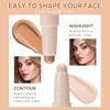 Double Head Contour Stick, Highlight & Contour Bronzer Stick, Durable And Waterproof Contouring Stick Set, Facial Makeup Contouring Face Cream view 4