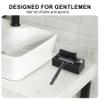 Beard Cleaner Brush and Holder Set: Cleaning Tool for Sink 1 Original sized Beard Cleaning Brush and 1 Beard Brush Holder Use Beard Trimmings for Men Sink and Countertops Cleaning (Set) view 4