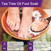 XIWEIOO Epsom Salt for Soaking Kit 56 OZ Pack of 4 Natural Epsom Salt Essential Oils Himalayan Pink Salt Itching,Foot Bath Salt Tea Tree Oil for Women Foot Care Pedicure Feet spa Message view 3